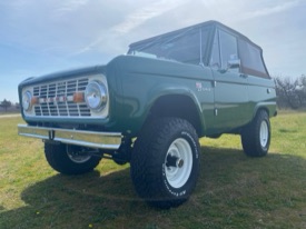 image of '1968 Ford Bronco (Norway Green)' classic ford bronco