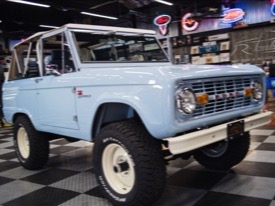 image of '1971 Ford Bronco (Sky Blue)' classic ford bronco