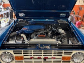 image of '1974 Ford Bronco (Bright Dark Blue Metallic)' classic ford bronco