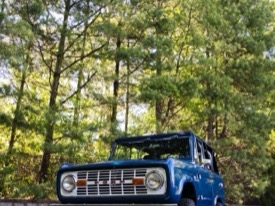 image of '1971 Ford Bronco (Bright Dark Blue Metallic)' classic ford bronco
