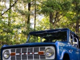 image of '1971 Ford Bronco (Bright Dark Blue Metallic)' classic ford bronco